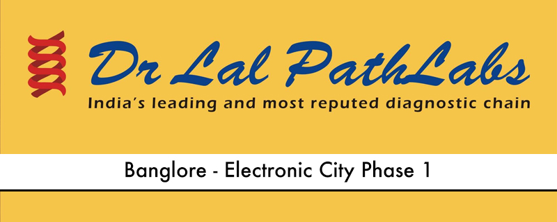Dr Lal Path Labs- Electronic City Phase 1 